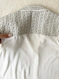 تاپ زنانه کرپ حریر حلقه ایی دکمه دار از برند cotton